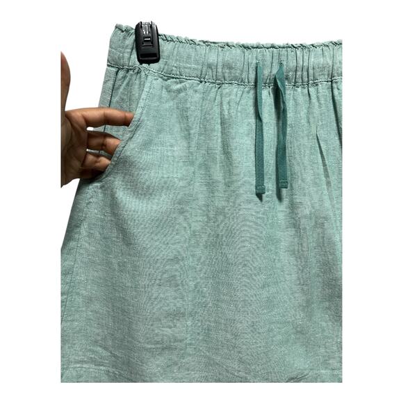 Patagonia Green Organic Cotton Skirt XS Elastic Waist Casual Travel Wear - Picture 5 of 7